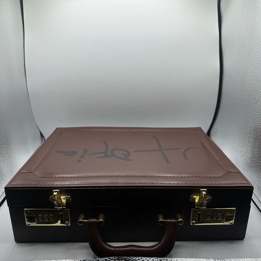 Travis Scott - Cactus Jack Brown Leather Briefcase Brand New